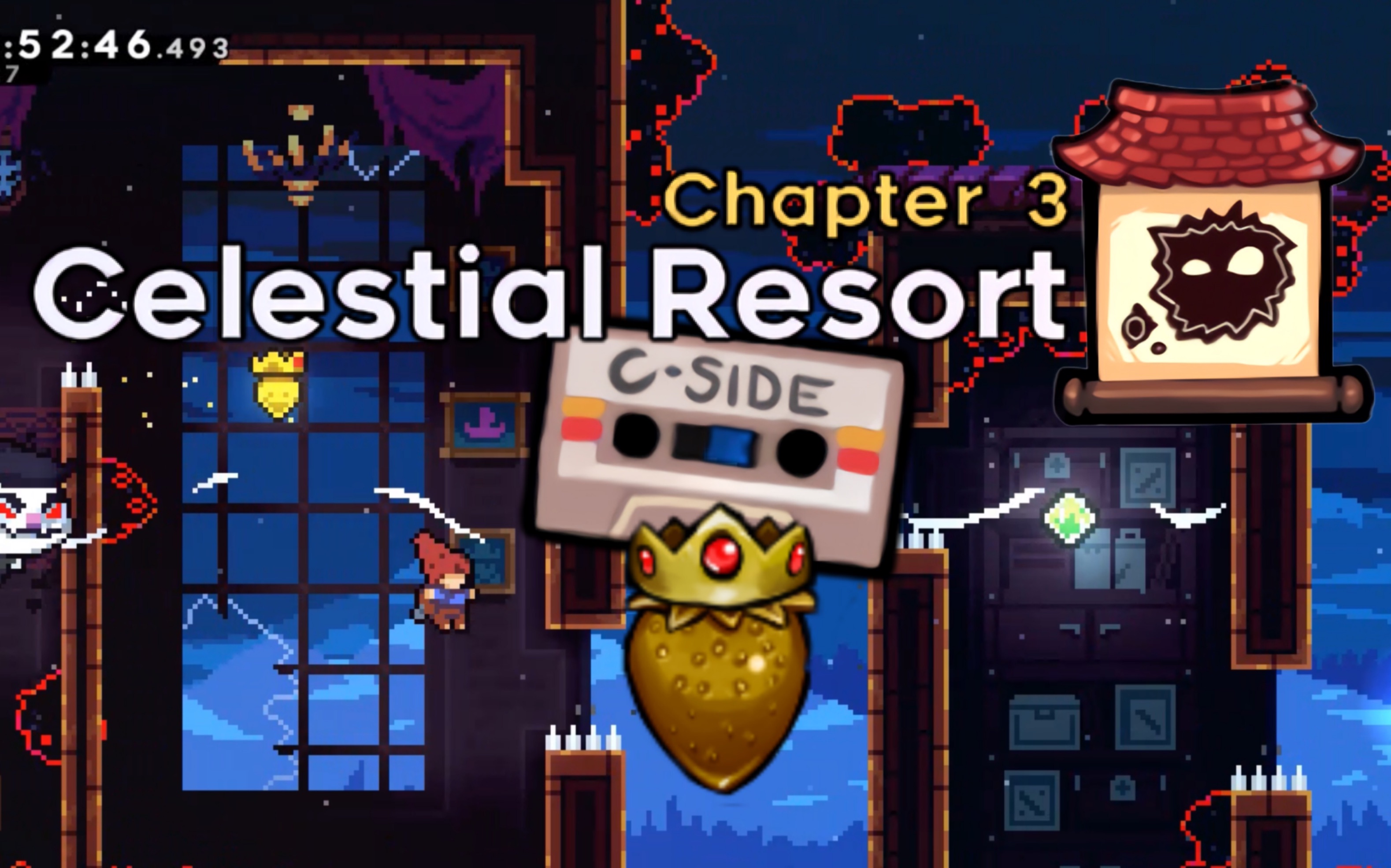 celeste蔚蓝3c金草莓