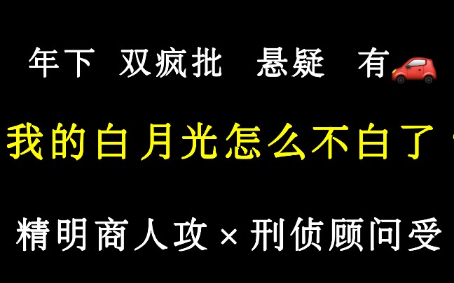 《原耽推文》我的白月光黑化了‖年下双疯批悬疑小说《月光沉没》by初禾哔哩哔哩bilibili