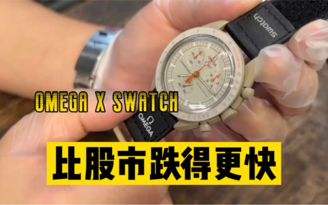 跌破3000点又如何?潮流比股市更惨烈,到手掉价8000元的手表开箱.#iToyz #swatch #股市哔哩哔哩bilibili