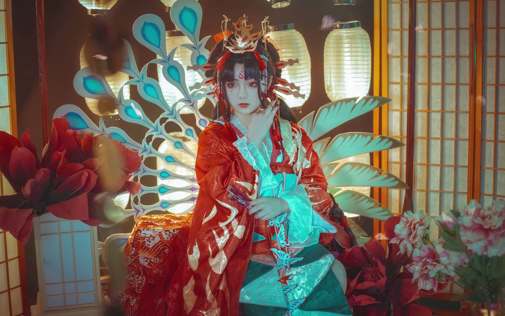 阴阳师不知火蝶步韶华cos正片