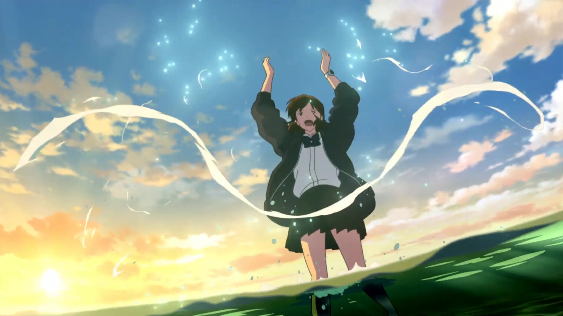 【宫崎骏/新海诚动漫】夏天到了,好想约上朋友去海里游个泳,吹吹海风