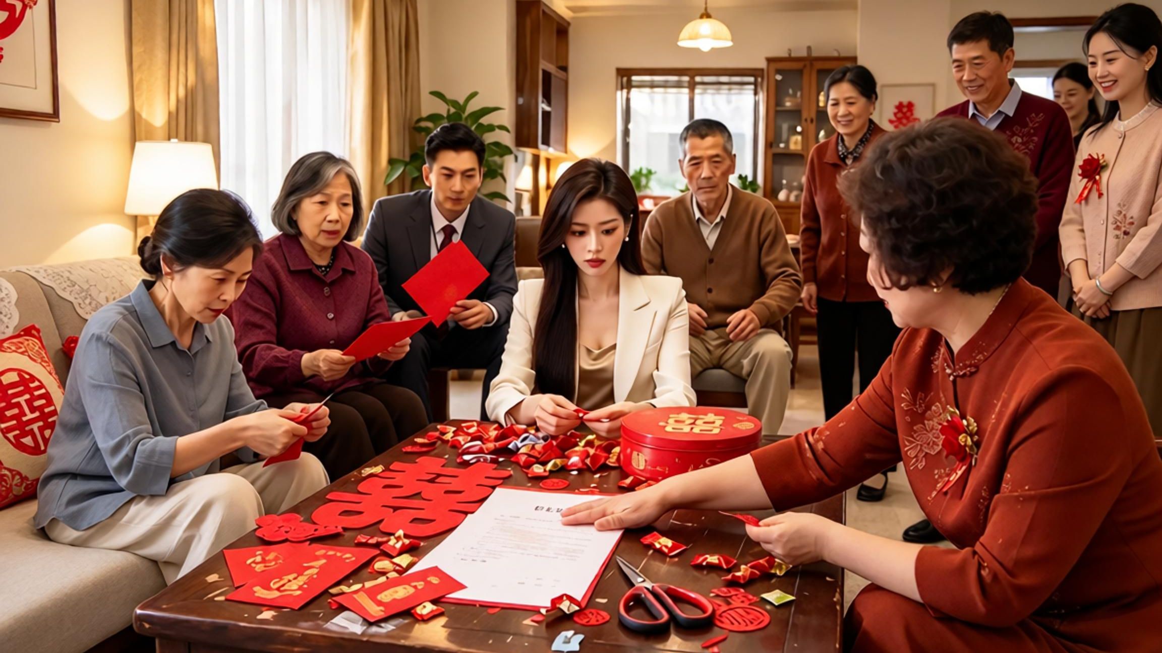 婚礼前婆婆把十八万八彩礼降八千，还逼我家拿三十万陪嫁，真当我是恋爱脑啊！
