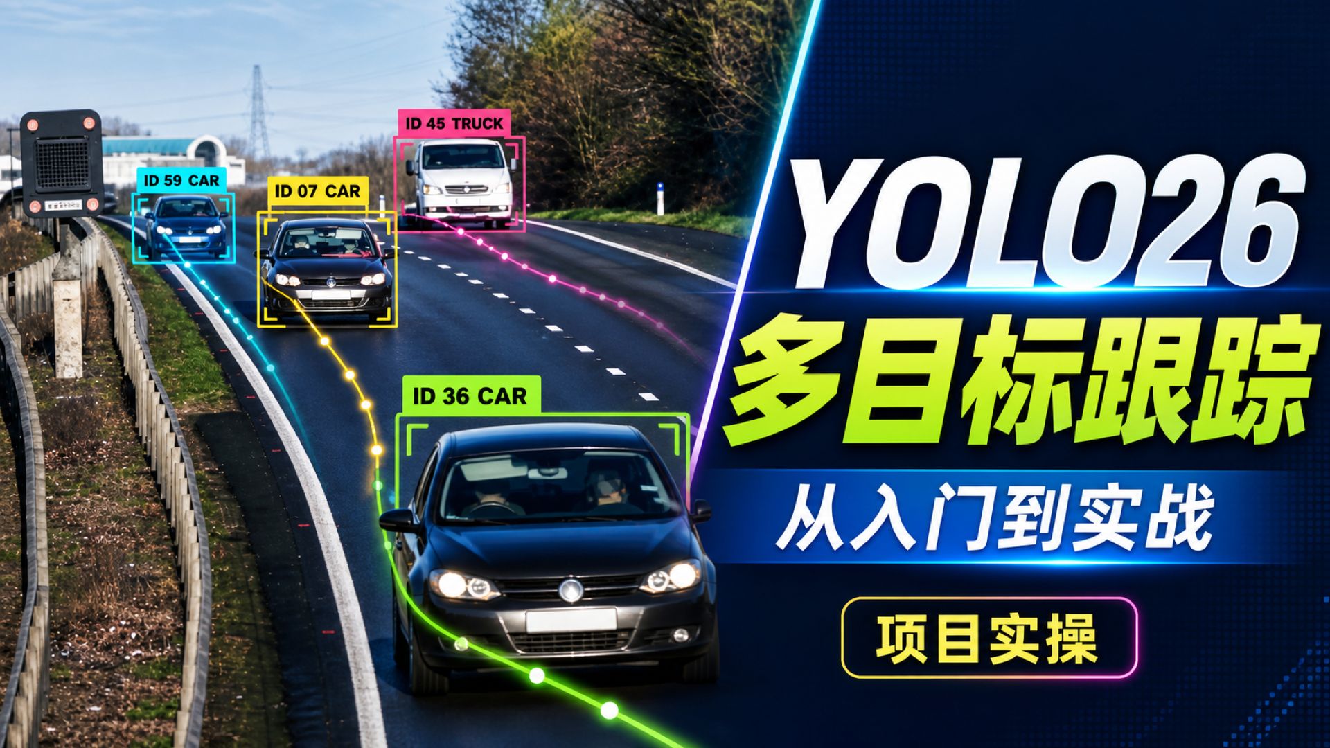 YOLO26 多目标跟踪完整实战：Track ID、轨迹绘制与跟踪器选择