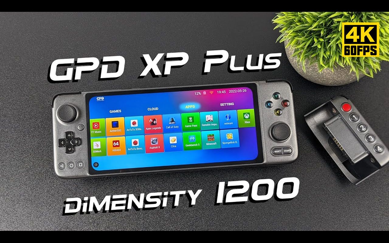 [图]【4K60帧】GPD XP Plus开箱简评：天玑1200能打电话能游戏 | ETA PRIME | 机翻中文