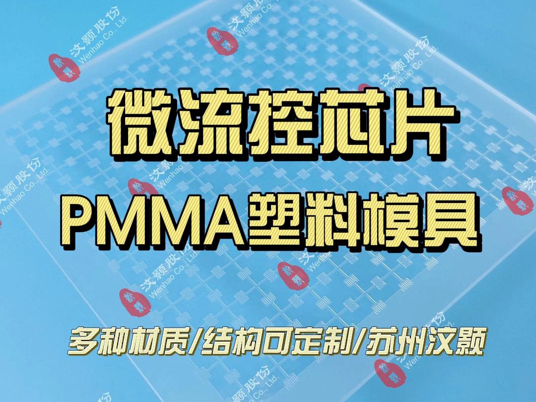 汶颢微流控定制,PMMA模具展示哔哩哔哩bilibili