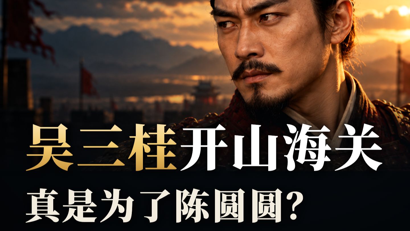 吴三桂开山海关，真是为了陈圆圆？