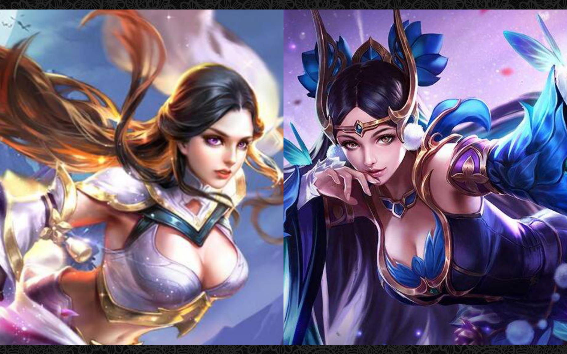 『噩梦』王者荣耀 露娜貂蝉?花里胡哨就vans了_哔哩哔哩_bilibili