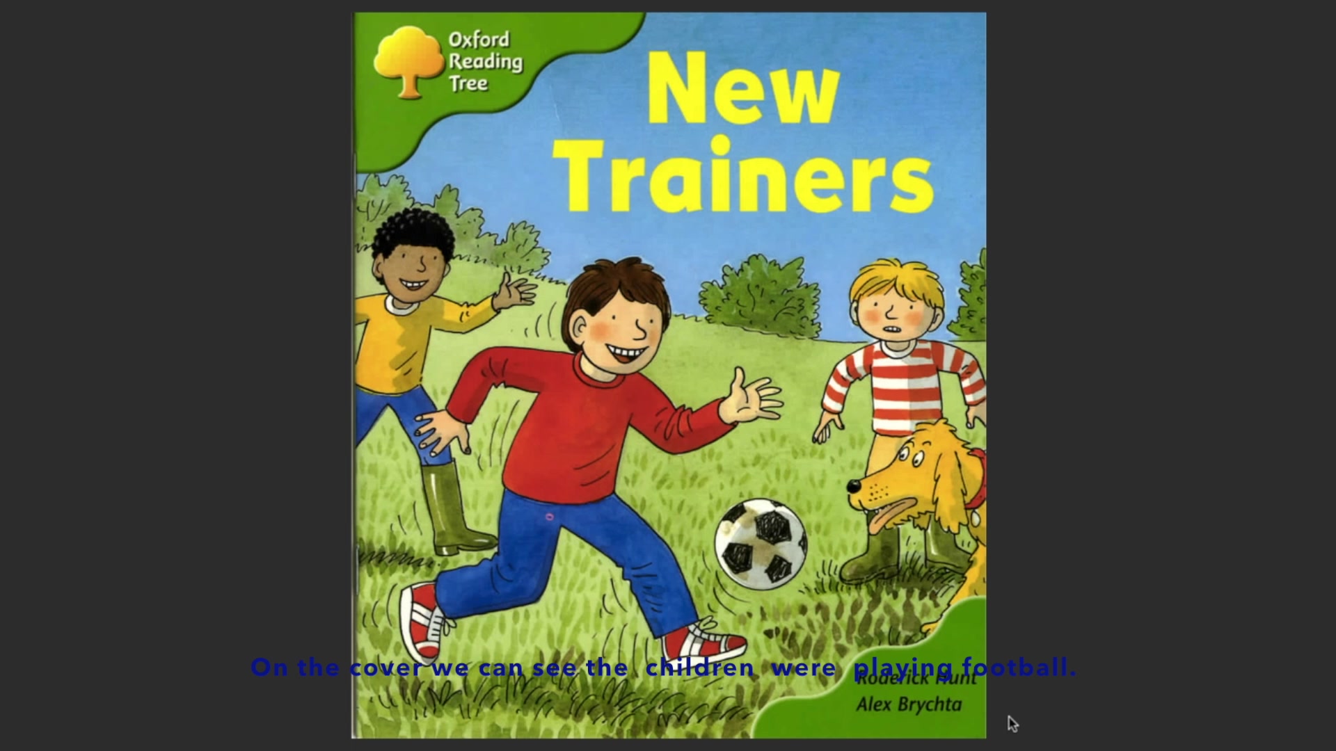 alicia读绘本牛津树2级newtrainers