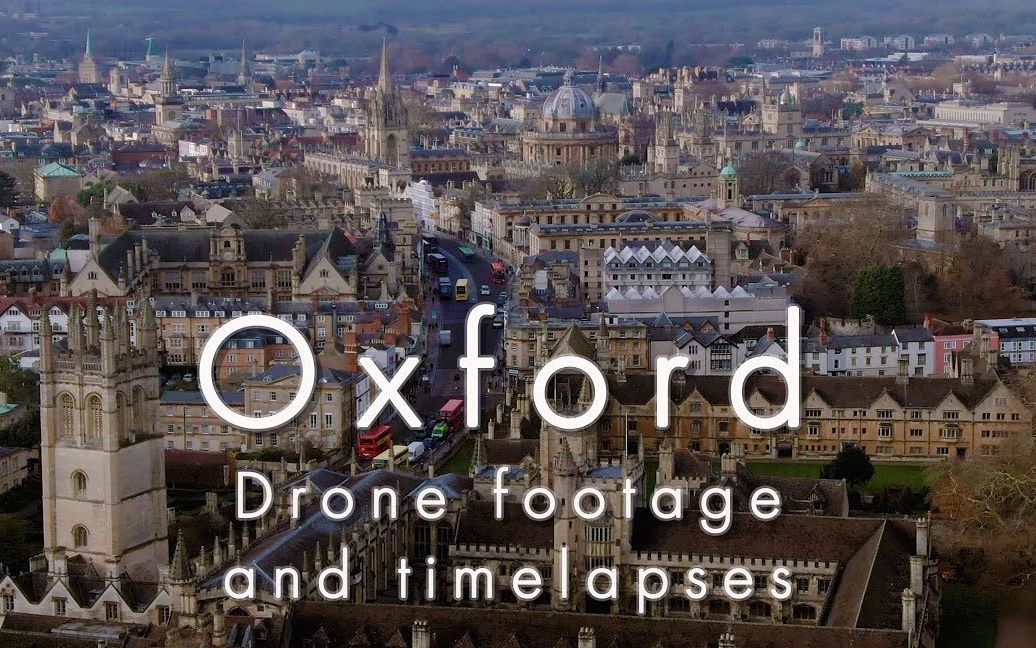 【城市风光】Oxford (England) | 英国牛津城市延时摄影【4K】哔哩哔哩bilibili