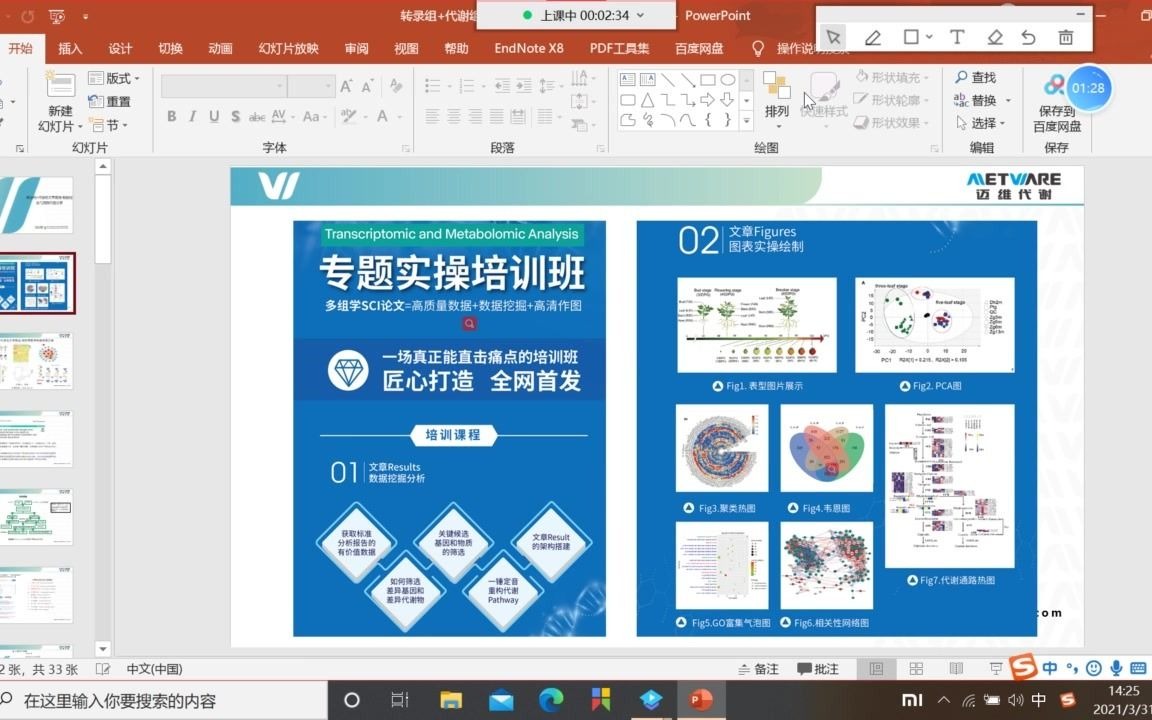 【迈维代谢2021春季培训】第8讲:转录组+代谢组文章复盘数据挖掘与高频作图分享哔哩哔哩bilibili