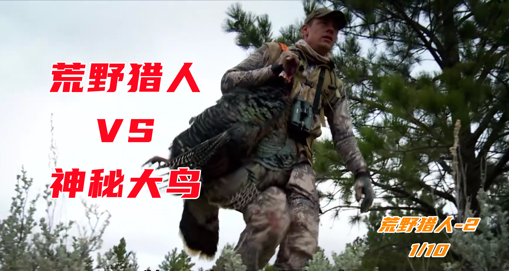 荒野猎人抓到一只神秘大鸟味道相当的鲜美可口肉食猎人狩猎者荒野求生