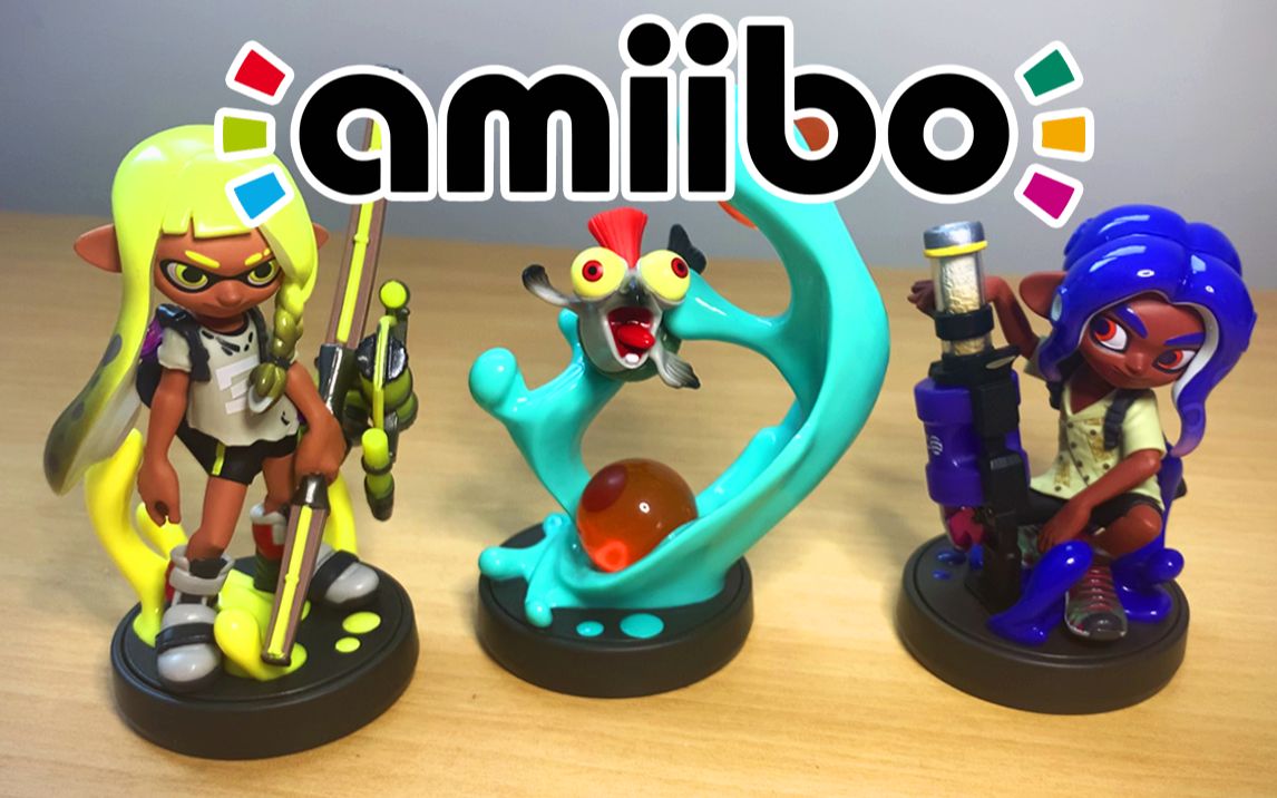 [图]喷射战士3 全新Amiibo三联装开箱！！附游戏内预览【斯普拉遁3】