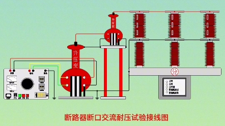 [图]断路器高压试验全部试验接线图#电力工程#电力工程交流#国家电网