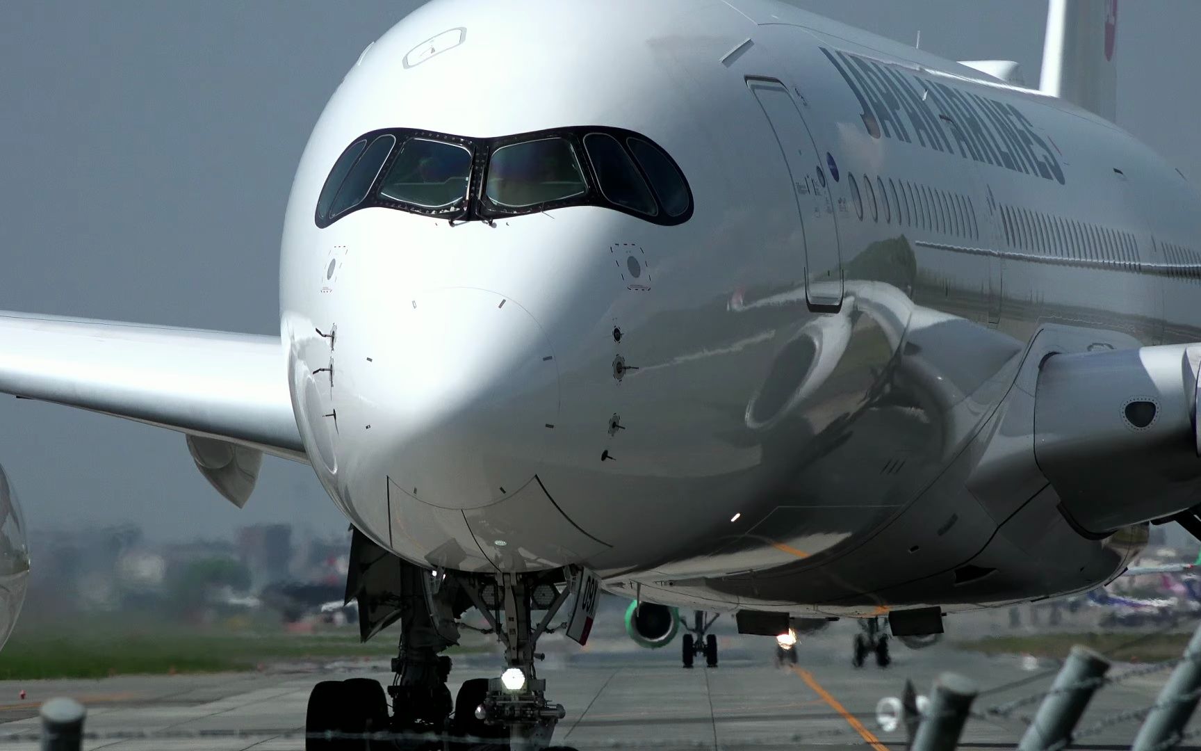 jal a350-900 ja09xj|福冈空港|4k