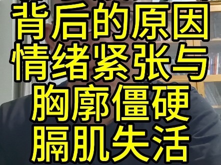 聊小腹突出背后的原因情绪紧张与胸廓僵硬膈肌失活哔哩哔哩bilibili