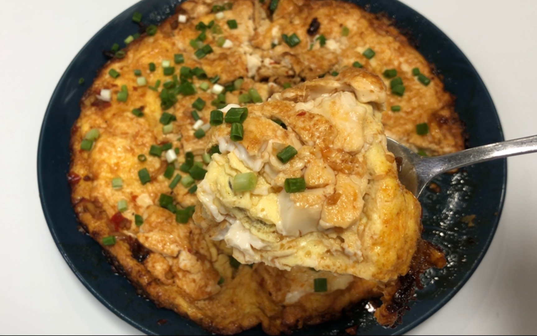 网红下饭菜蛋包豆腐,口感丰富,营养美味,成本不到5块钱