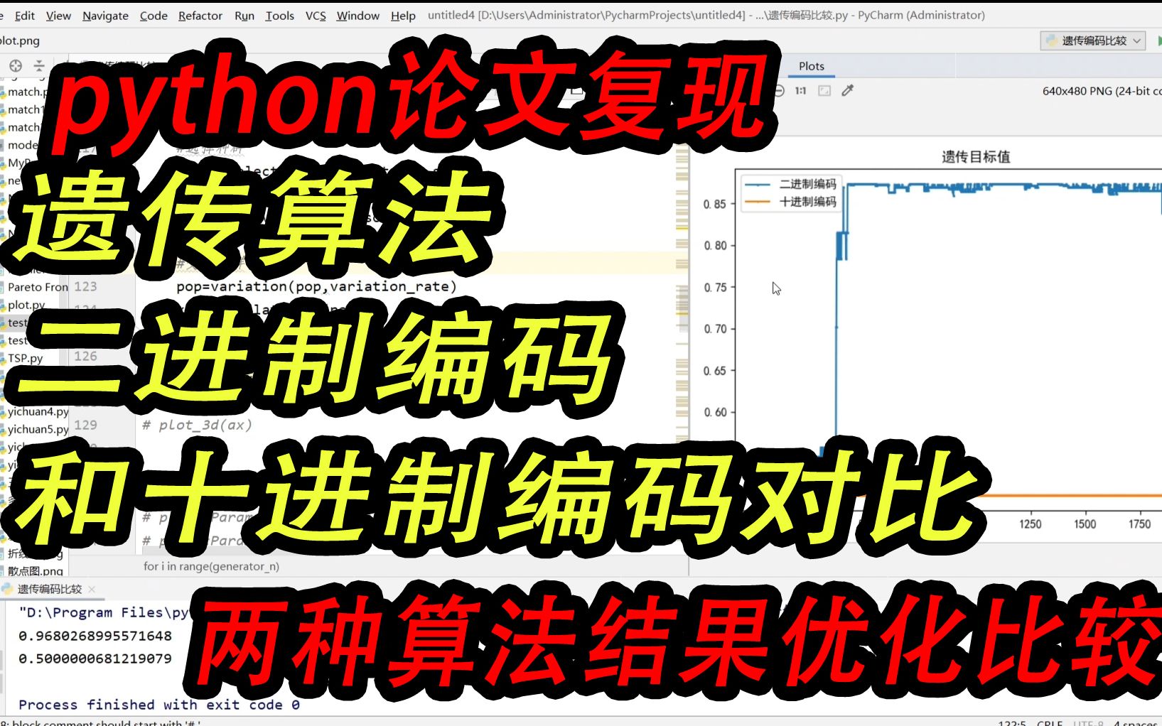 【论文代码复现8】python遗传算法二进制编码和十进制编码的区别||可用于比较两种算法的优劣势||了解遗传的编码方式,可用于算法的改进提升哔哩哔哩...