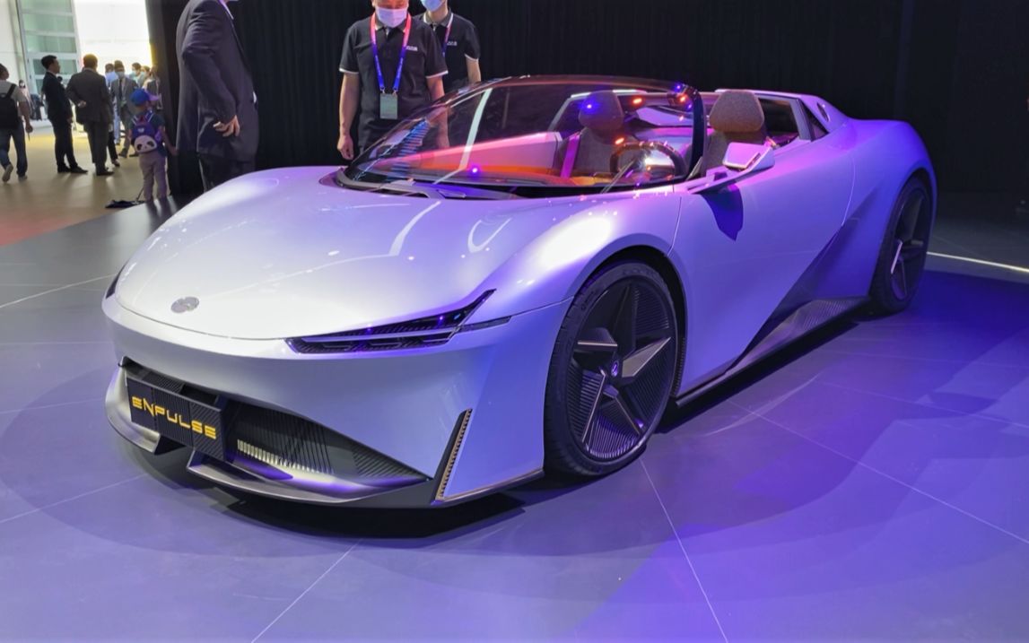 广汽传祺概念电动跑车enpulse亮相,这颜值太帅了!