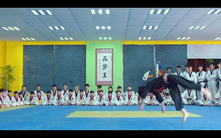 林秋楠 跆拳道放大招《#龙拳小子》_ kung fu boys(#刘芮麟