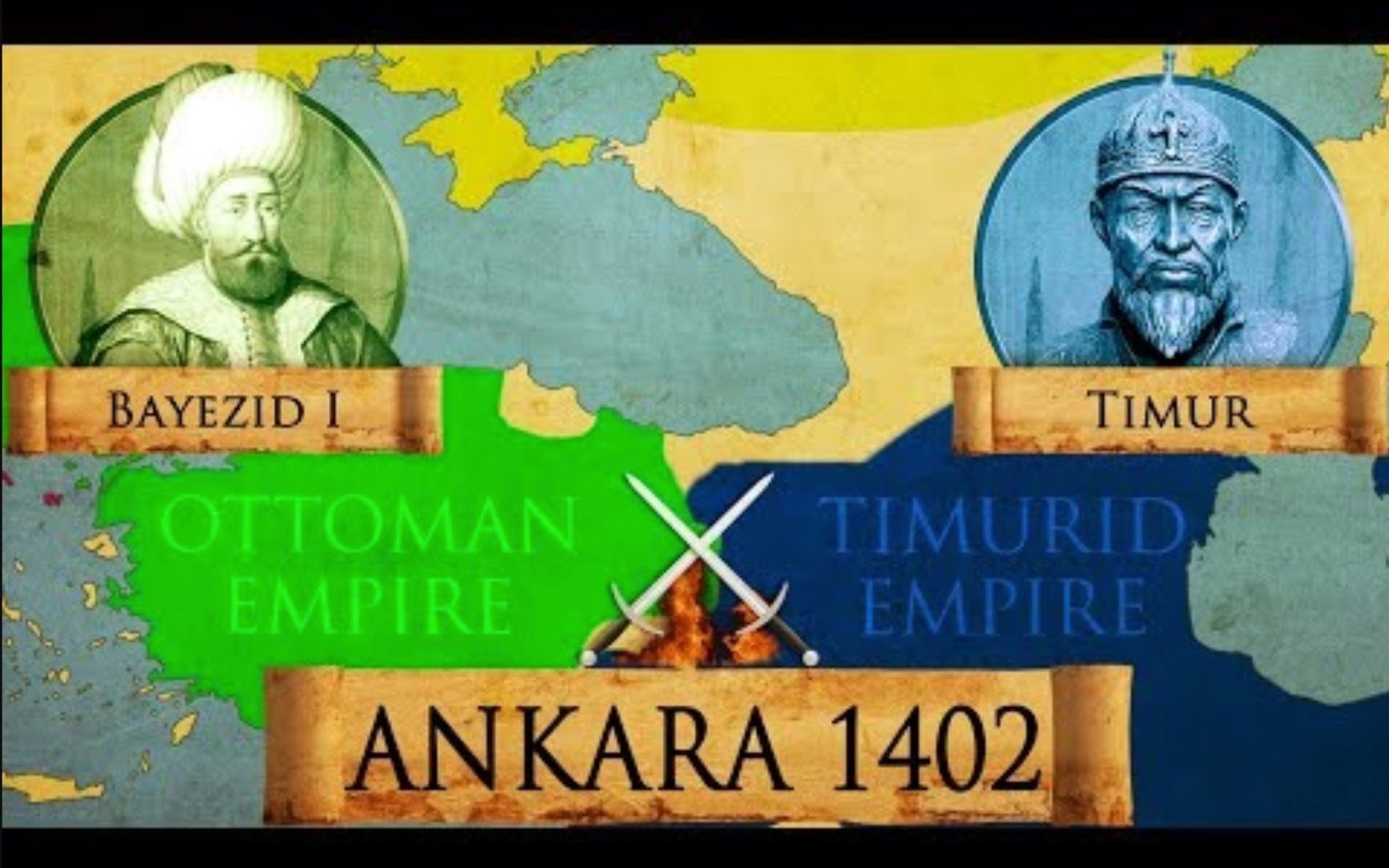 【国王与将军】奥斯曼帝国帖木儿帝国战争:安卡拉战役 Battle Of Ankara 1402 OttomanTimurid War哔哩哔哩bilibili