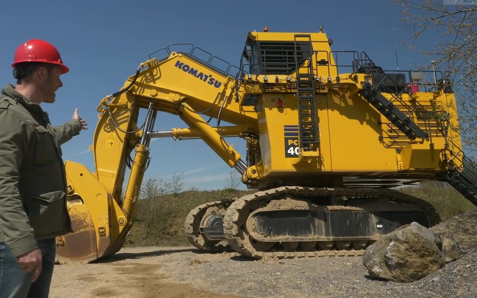 400吨级小松pc4000挖掘机生产过程介绍_哔哩哔哩_bilibili