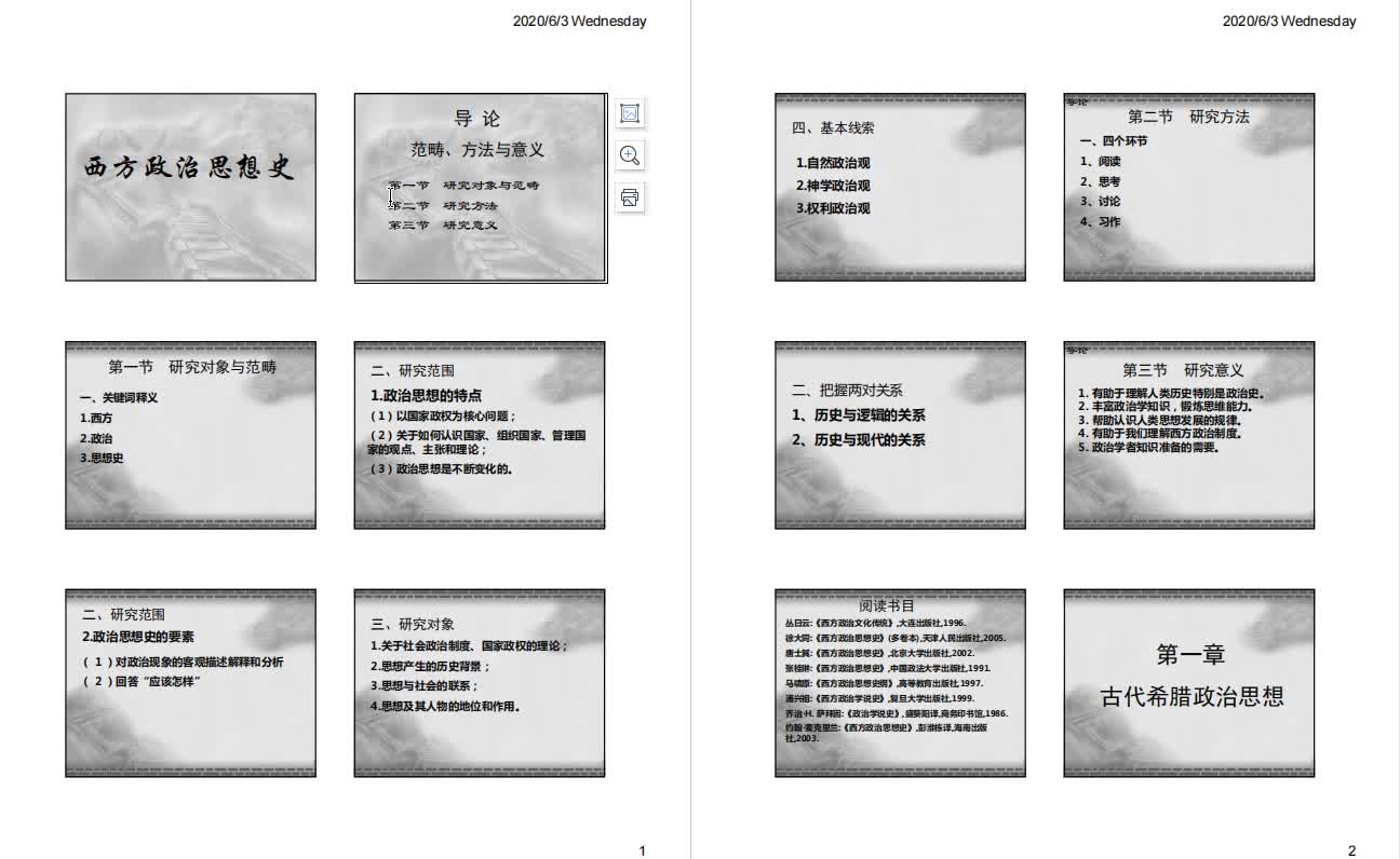 徐大同《西方政治思想史》本科生课件哔哩哔哩bilibili