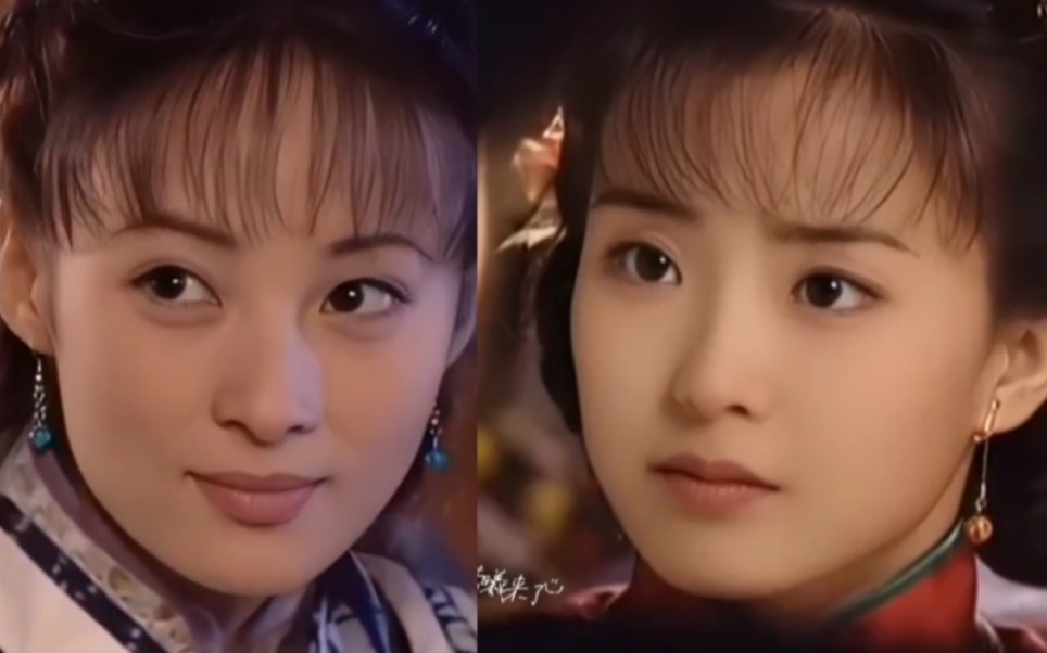 当蒋勤勤和王艳同框!太认同琼瑶当年的审美了!你更喜欢哪一个呢