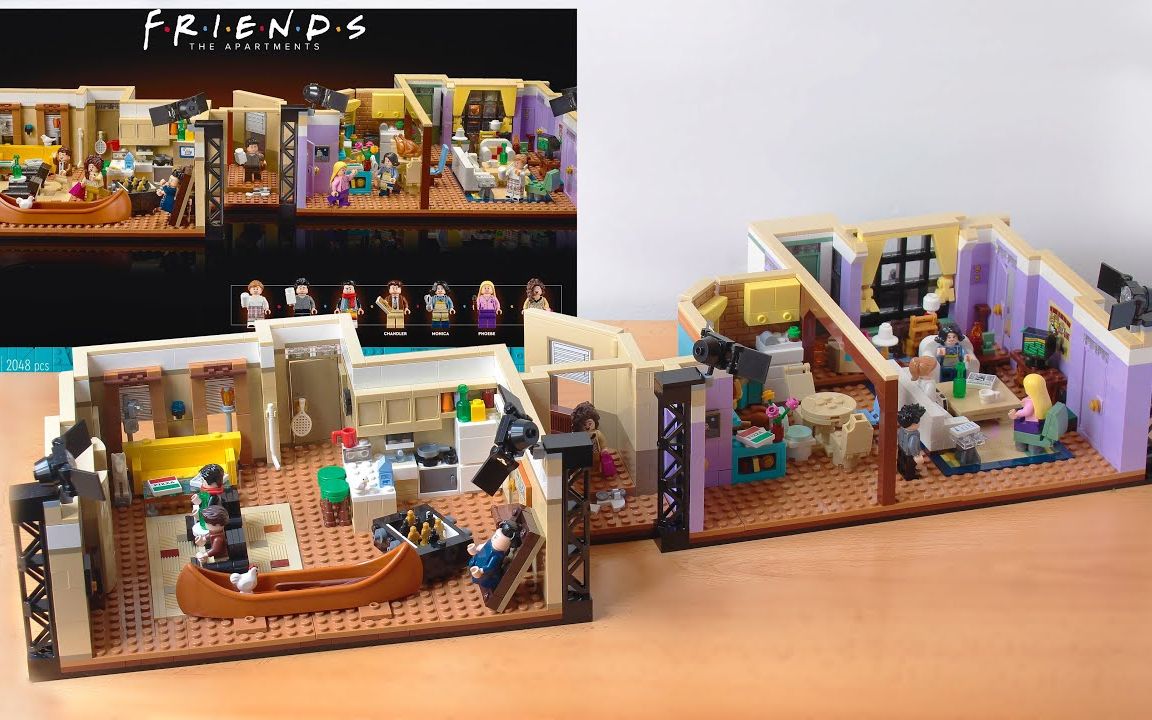 乐高lego10292老友记莫妮卡和瑞秋的公寓2021速拼评测