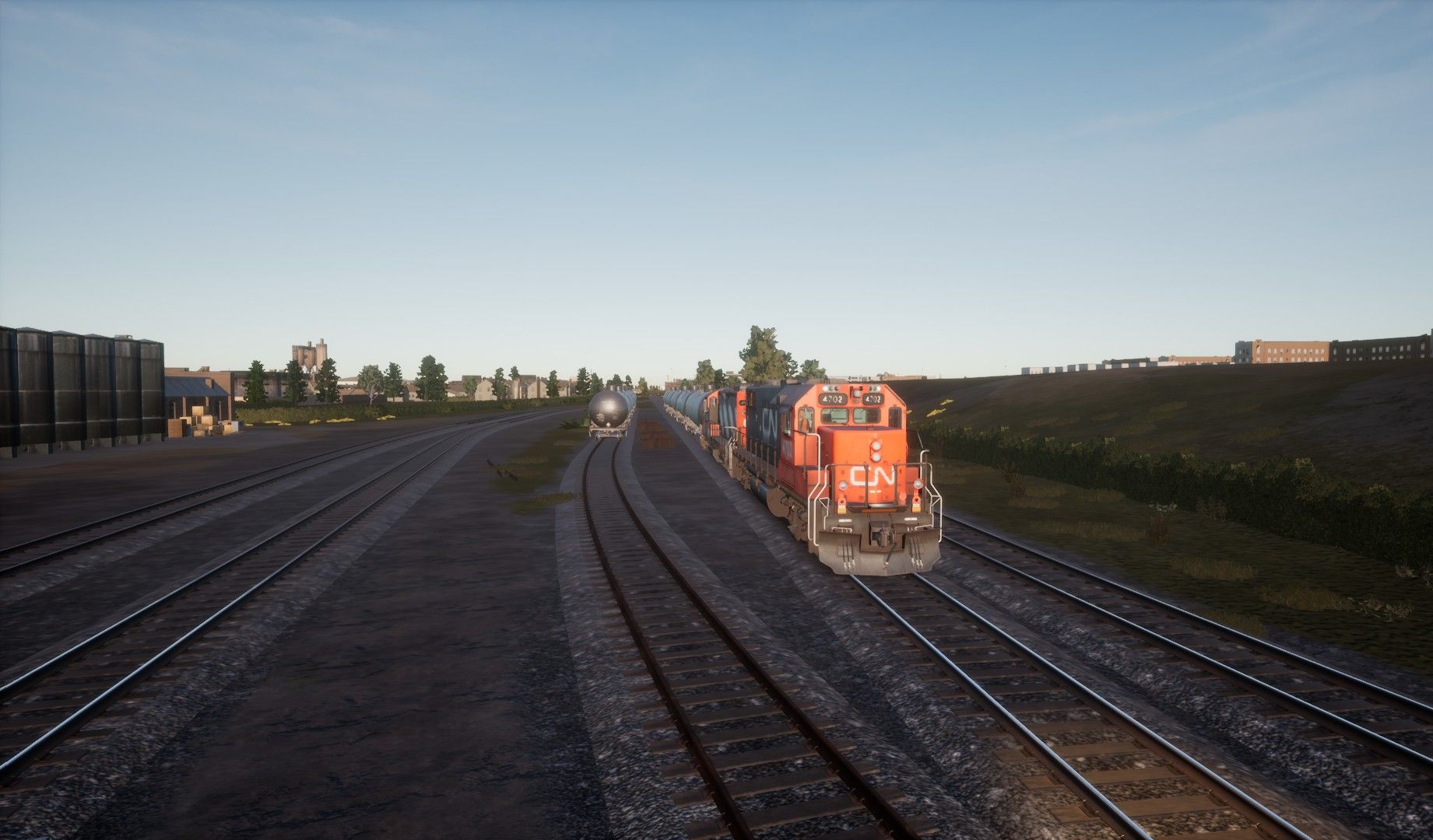 模拟火车世界2加拿大第55期y918麦卡诺提站场到弗兰克路站场