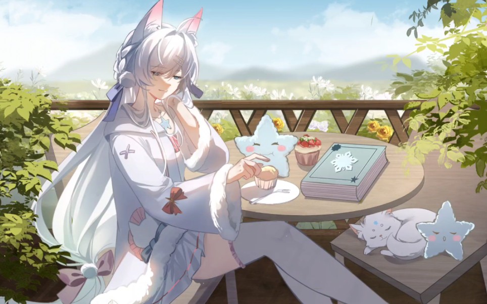 放下烦恼来喝一杯下午茶吧~泠雪【动态壁纸】