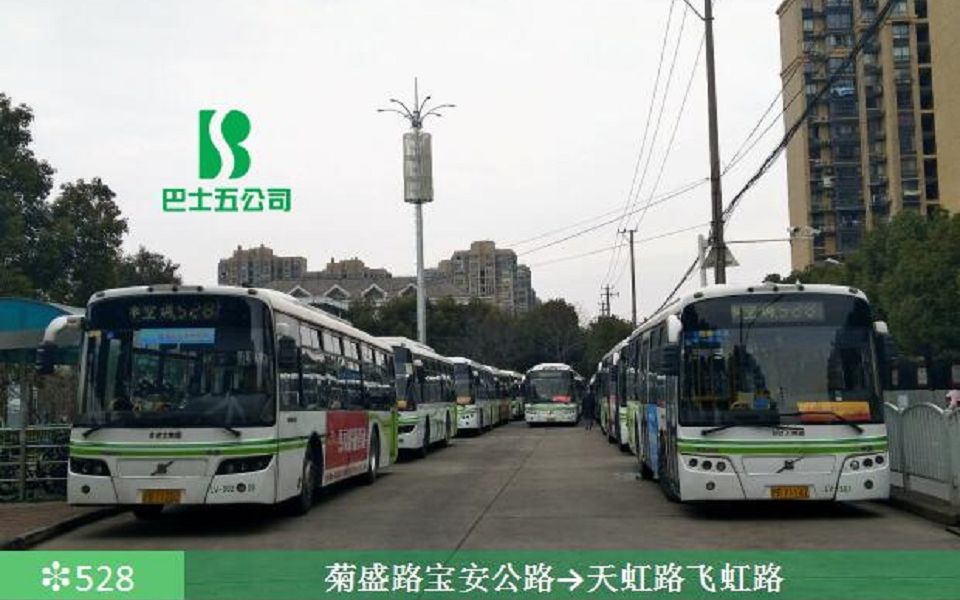 【SHbus18】上海巴士五公司 528路 菊盛路宝安公路→天虹路飞虹路哔哩哔哩bilibili