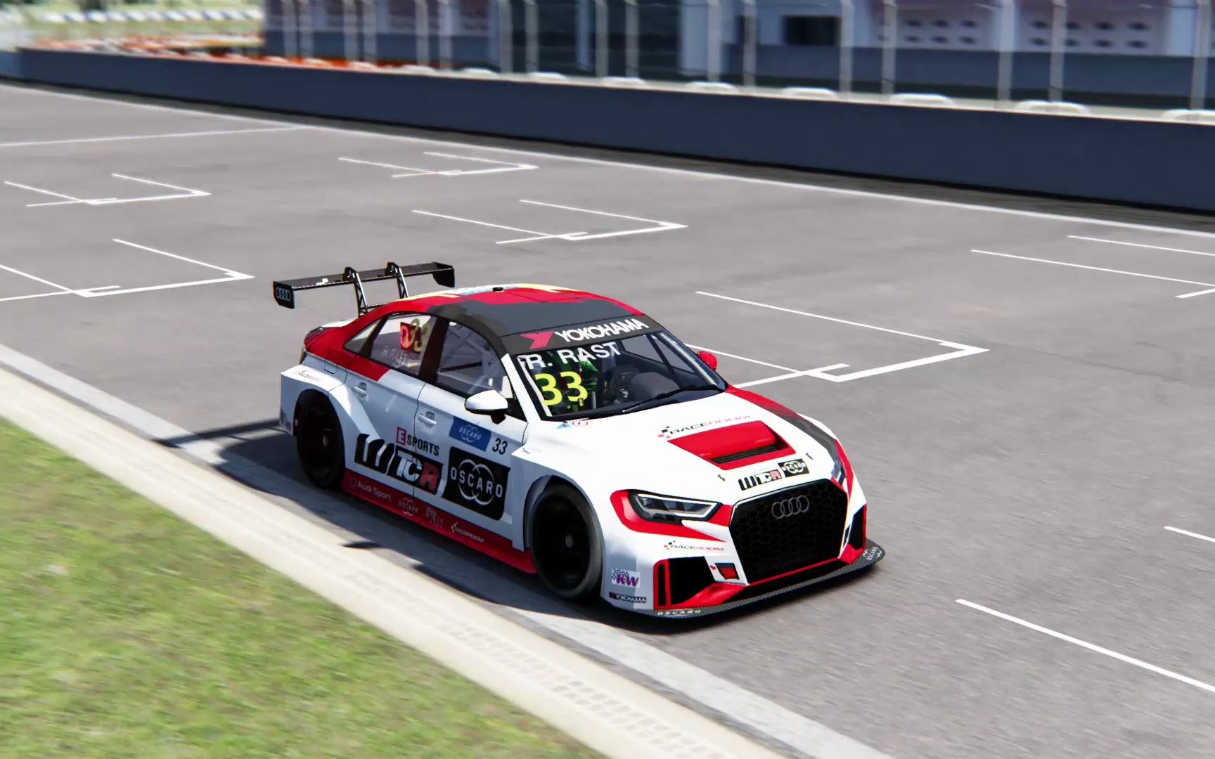 【神力科莎】奥迪rs3 lms tcr 宁波国际赛车场 前驱菜鸡乱爬1:51.092