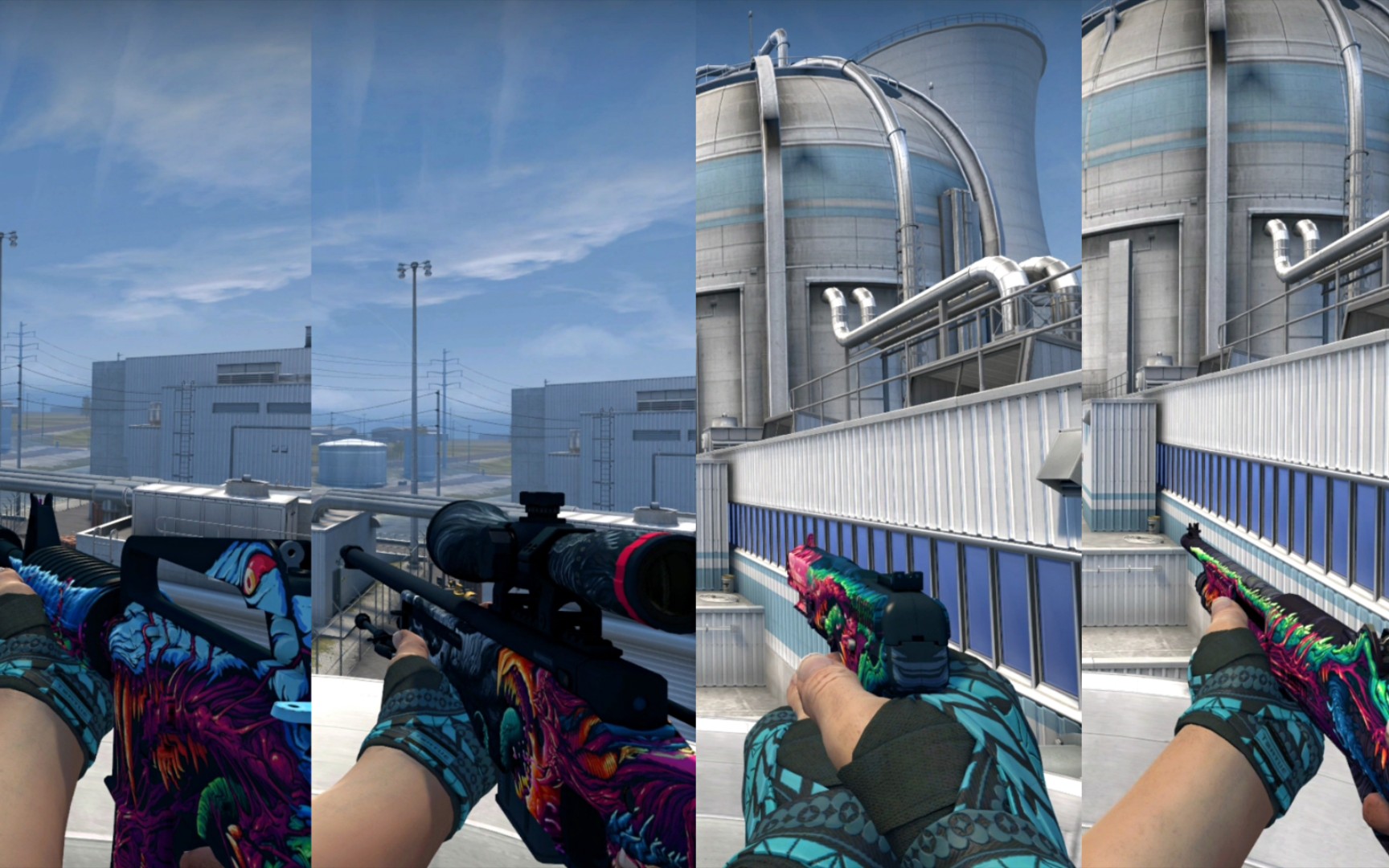 【好皮推荐】csgo暴怒野兽全套预览 这期比较"长"你们忍一下_反恐精英