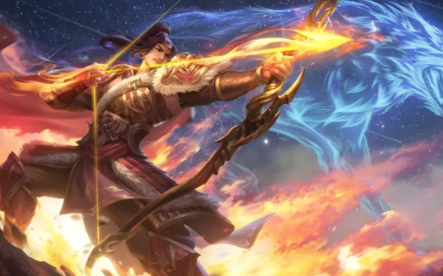 会挽雕弓如满月西北望,射天狼!段煨全局动态皮肤,射就完事了!