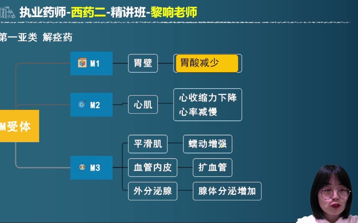 执业药师黎响老师:解痉药物作用机制和特点哔哩哔哩bilibili