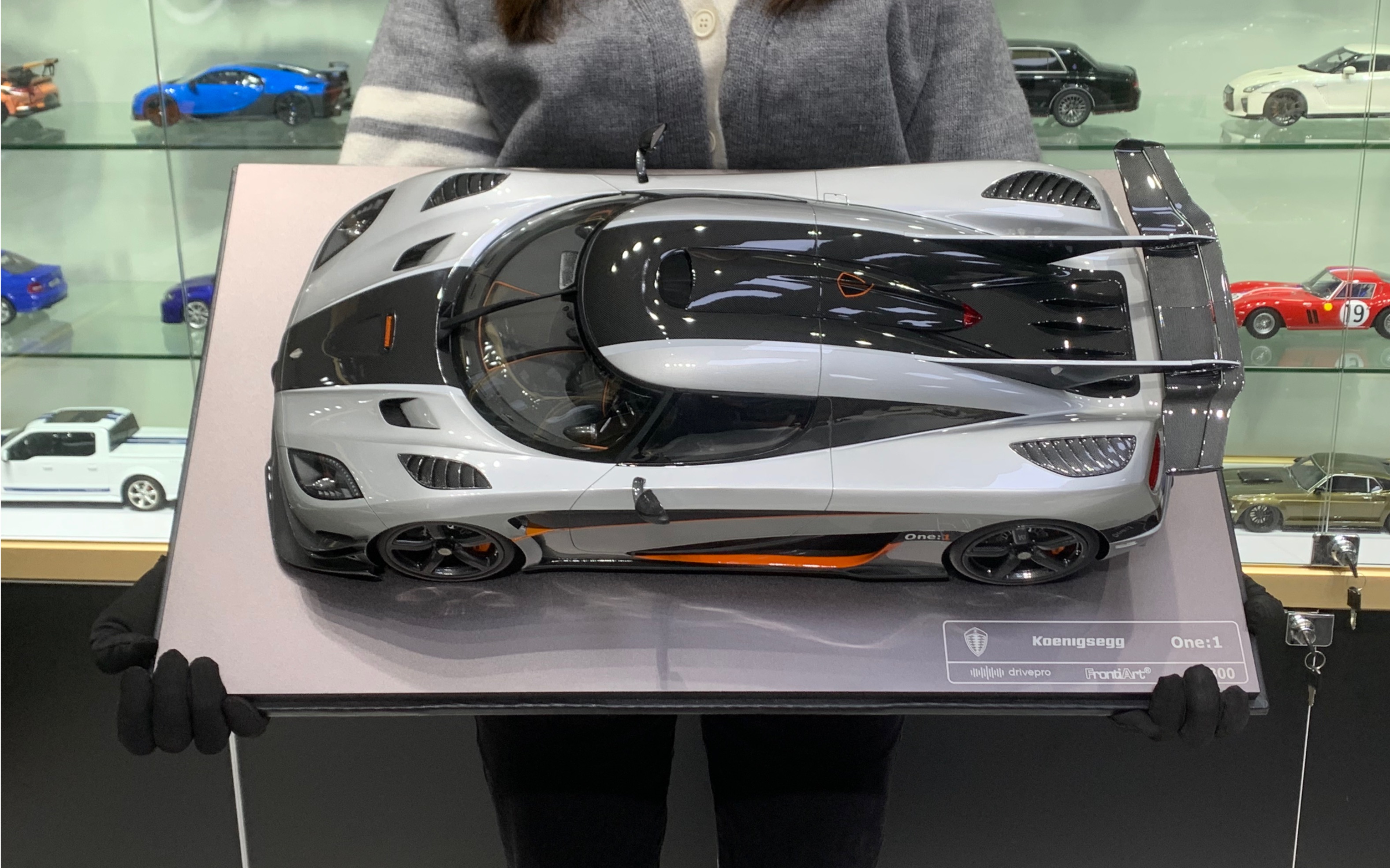 【汽车模型】frontiart 1:8 大比例 柯尼塞格one1