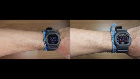 CASIO G-SHOCK DW-5900BB-1 VS G-SHOCK DW-5900-1_哔哩哔哩_bilibili