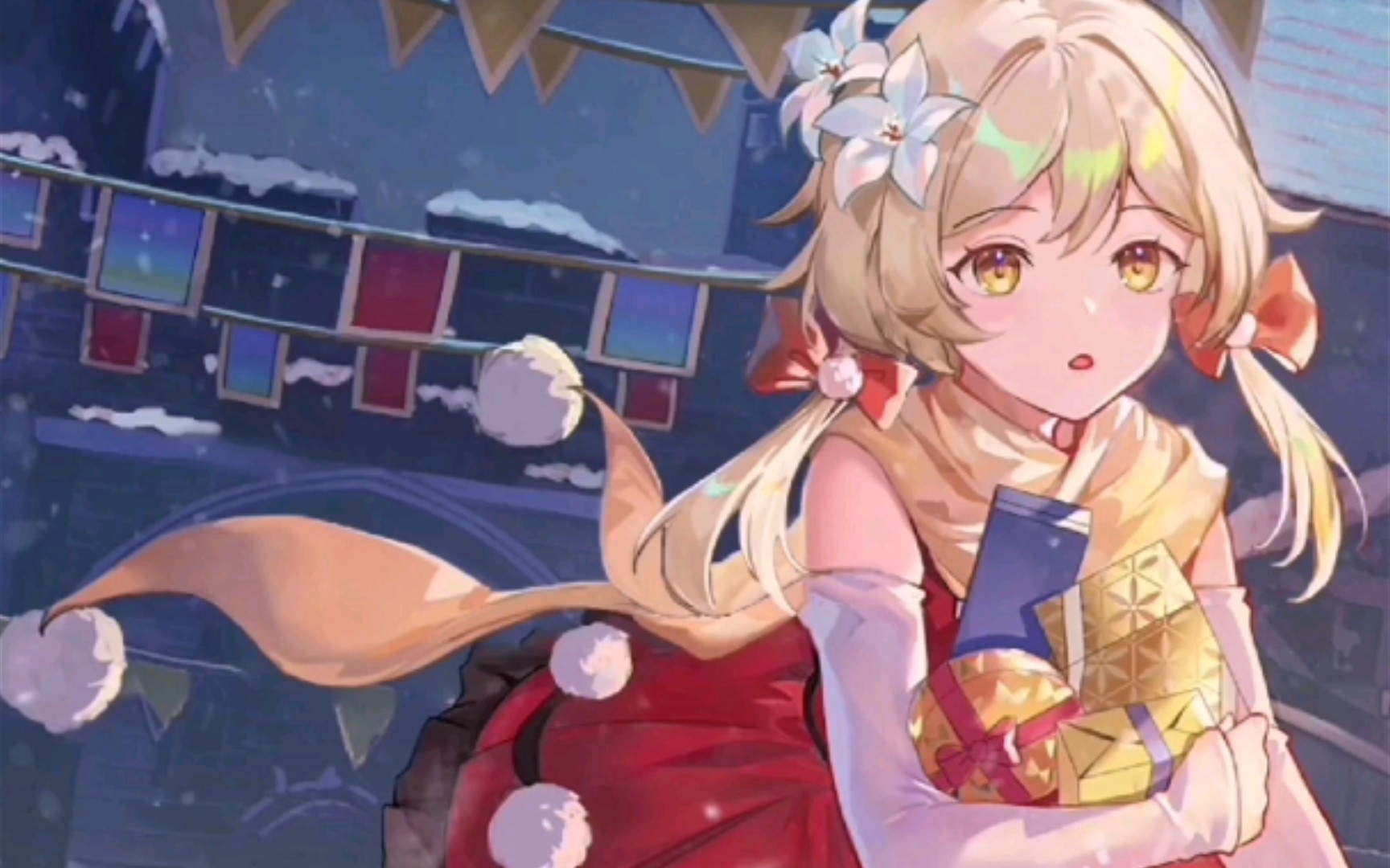 原神动态壁纸〕圣诞莹_哔哩哔哩_bilibili