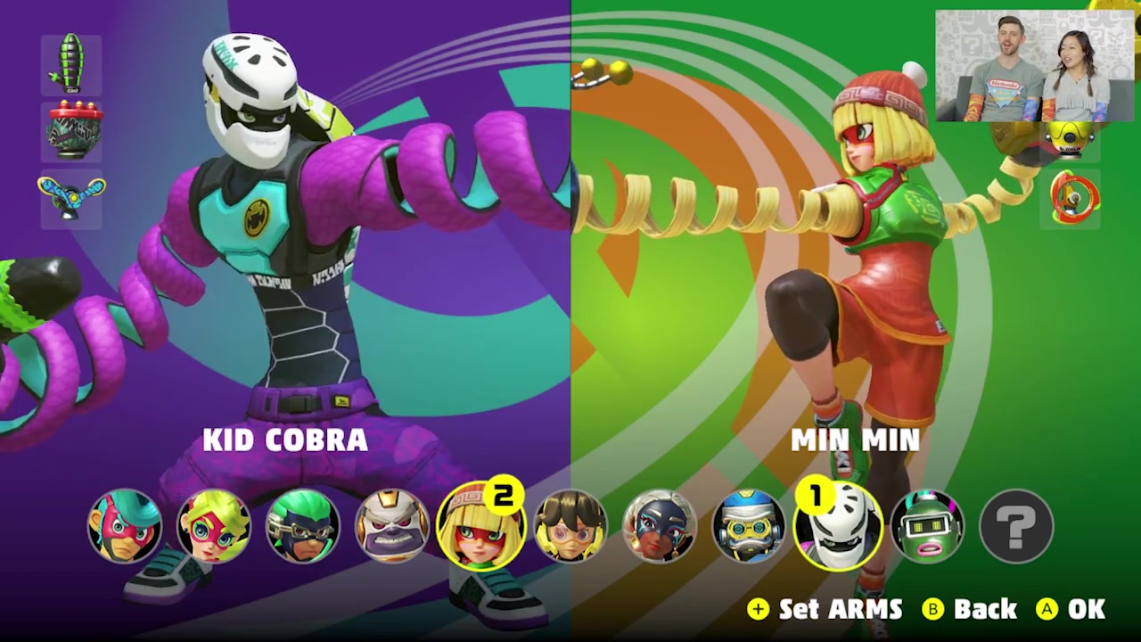 任天堂arms 新角色战斗试玩