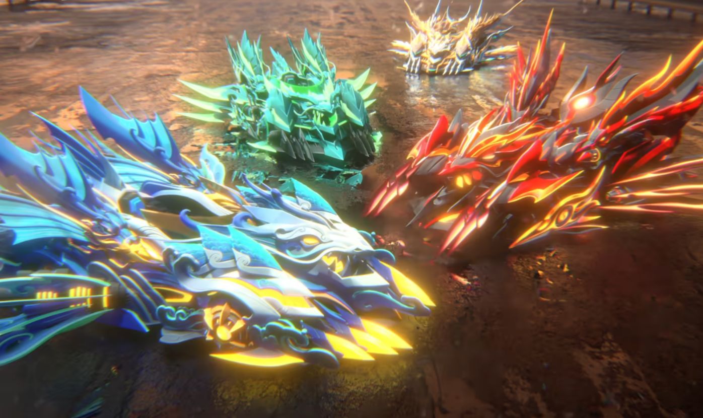 飞车年度龙年四大龙车-青龙占星,烛龙弄焰,应龙驭风,冰夷踏浪!