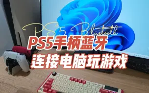 Download Video: PS5和PS4手柄通过蓝牙连接电脑玩PC游戏，经验教程和常见问题！