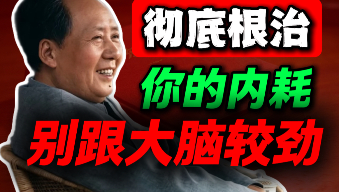 毛选这几个思维，彻底根治了我的精神内耗，别跟大脑较劲｜第62期｜毛选解读｜毛选思维