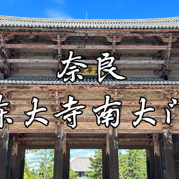 奈良记忆】奈良东大寺的旅行记录之二，巍然高耸的山门，两座矗立的力士 