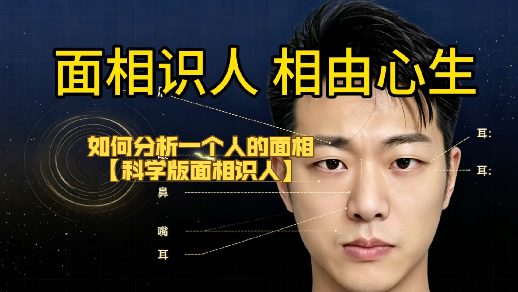 如何分析一个人的面相？【科学版面相识人】