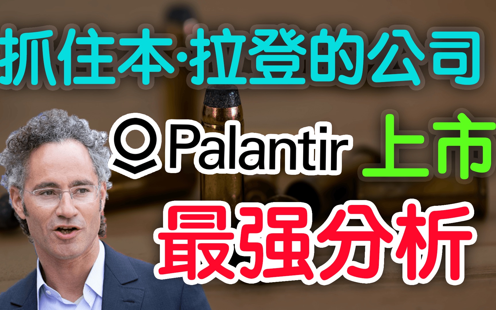 Palantir (PLTR)公司超强分析 | 抓住本拉登 | 会不会暴涨?是否适合买入?哔哩哔哩bilibili