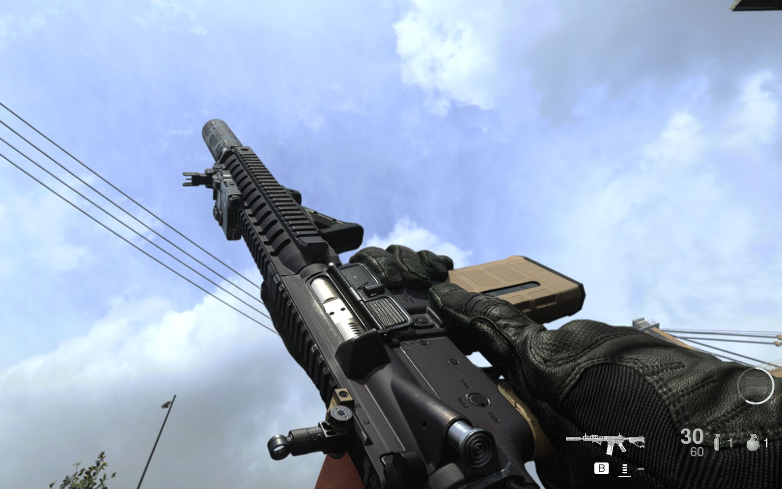 【cod16】使命召唤16 m4a1换弹