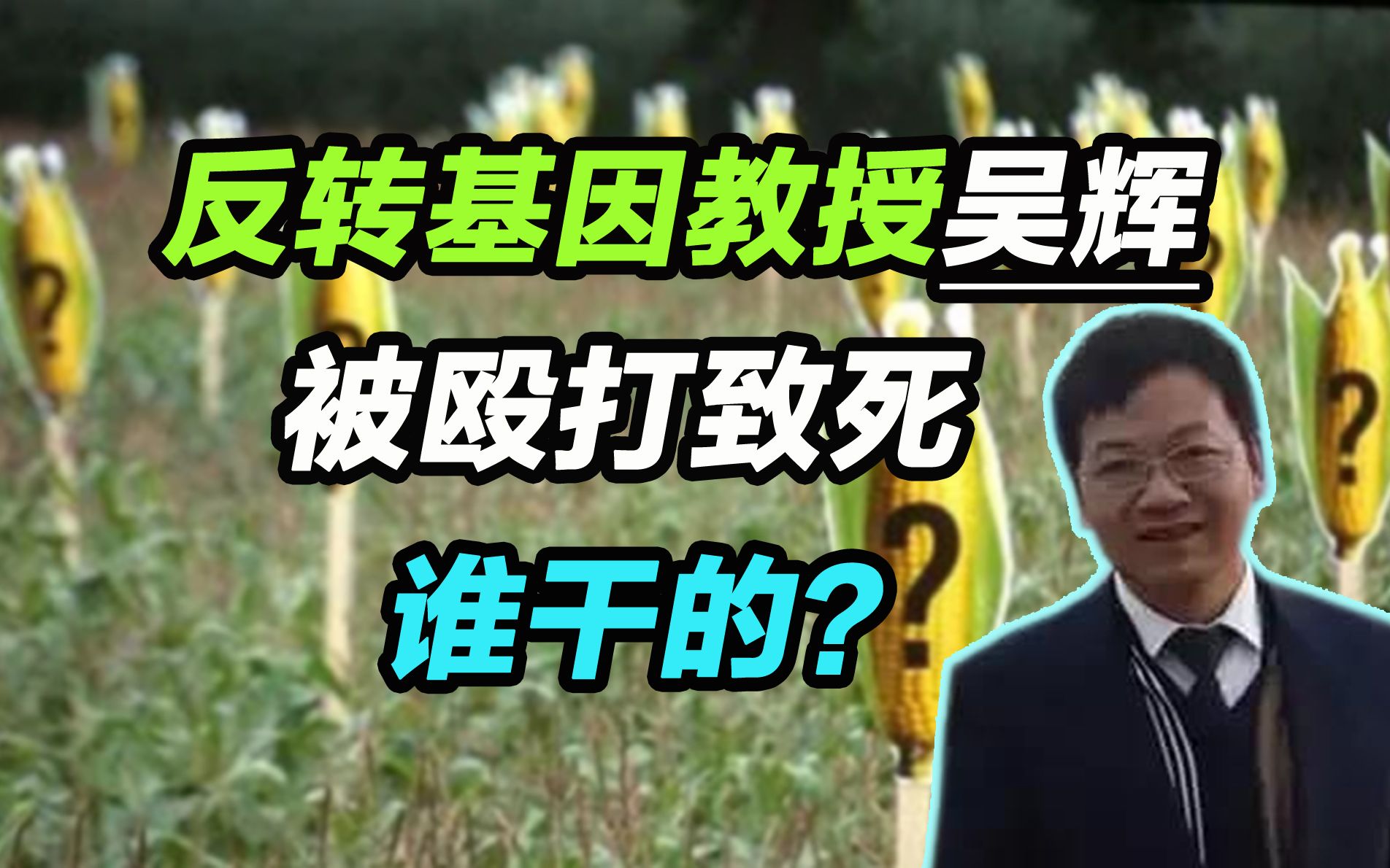 [图]反转基因教授吴辉被殴打致死，谁干的？