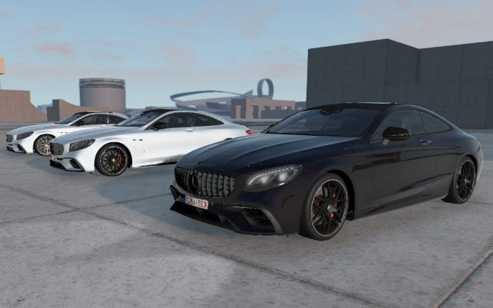 beamng模组搬运工:奔驰s63 amg精品模组展示,附mod链接!