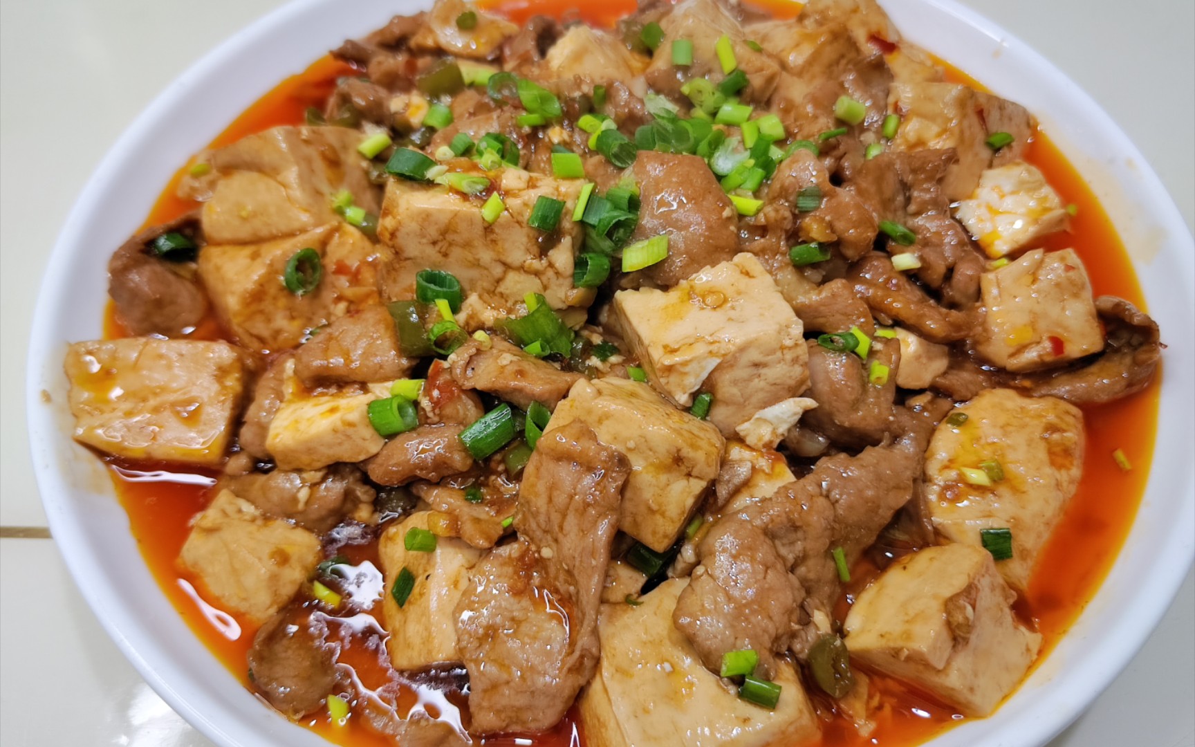 超级简单又可口的肉片豆腐鲜香嫩滑吃起来非常过瘾2分钟学会