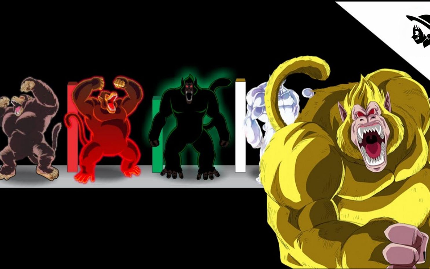 「龙珠小知识」盘点龙珠历史中出现的所有巨猿形态,哪种最强?